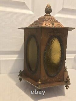Antique 19th Century Venetian or Italian 12.5 Gondola Lamp Lantern (6 Sided)