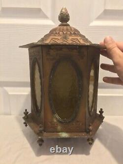 Antique 19th Century Venetian or Italian 12.5 Gondola Lamp Lantern (6 Sided)