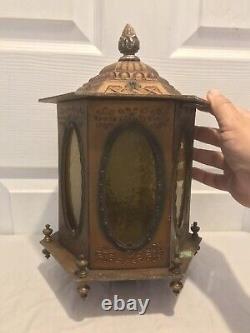 Antique 19th Century Venetian or Italian 12.5 Gondola Lamp Lantern (6 Sided)
