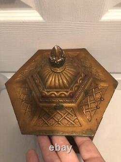 Antique 19th Century Venetian or Italian 12.5 Gondola Lamp Lantern (6 Sided)