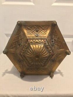 Antique 19th Century Venetian or Italian 12.5 Gondola Lamp Lantern (6 Sided)