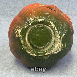 Antique 6 Paper Mache Halloween Jack O Lantern Candy Container German VTG