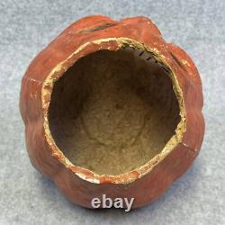 Antique 6 Paper Mache Halloween Jack O Lantern Candy Container German VTG