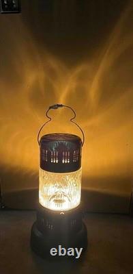 Antique #735 Perfection Oil Kerosene Glass Parlor Cabin Heater Stove Lantern