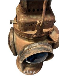 Antique ADLAKE Non-Sweating Lamp Chicago Railroad Train Switch Lantern Tested
