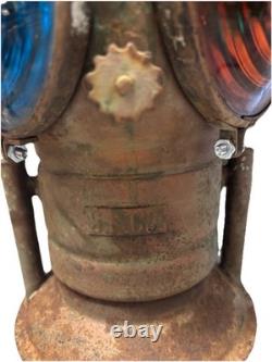 Antique ADLAKE Non-Sweating Lamp Chicago Railroad Train Switch Lantern Tested