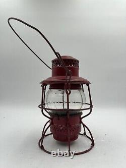 Antique Adlake Souther Pacific (SP) Railroad Lantern Clear Globe