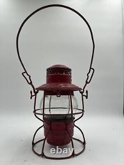 Antique Adlake Souther Pacific (SP) Railroad Lantern Clear Globe