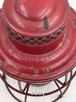 Antique Adlake Souther Pacific (SP) Railroad Lantern Clear Globe