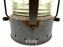 Antique Anchor Original Maritime Ship Light Lantern Lamp Nautical Decor