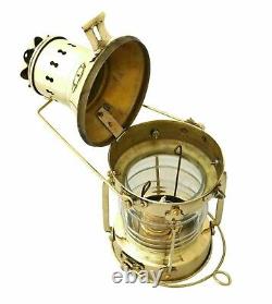 Antique Anchor Ship Lantern Nautical Maritime Boat Oil Lamp Light Vintage Decor