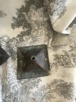 Antique Arts And Crafts Glasgow School Anodised copper Lantern