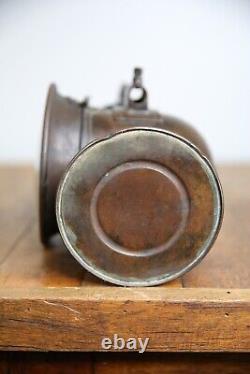 Antique Automobile Lantern Brass Car Headlamp Oil Lamp glass jewel accessory