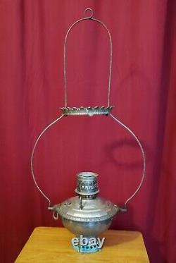 Antique Bradley & Hubbard Hanigng General Store Kerosene Lamp