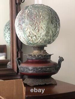 Antique Bradley Hubbard Oil Lamp