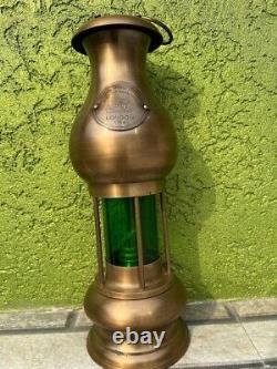 Antique Brass 13 Nautical Solid Brass Minor Ship Nautical Lantern Boat Light