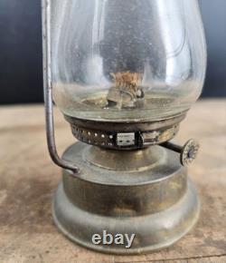 Antique Brass Dietz BOY Lamp Lantern Unusual Unmarked Model
