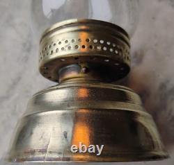Antique Brass Dietz Convex Skater's Kerosene Lantern 7.5