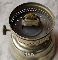 Antique Brass Dietz Convex Skater's Kerosene Lantern 7.5