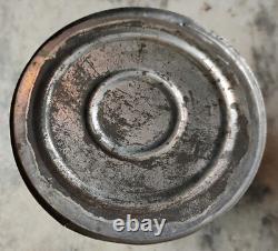 Antique Brass Dietz Convex Skater's Kerosene Lantern 7.5