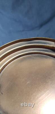 Antique Brass Dietz Dark Deck Lantern Red Kopp Globe Exc. Cond