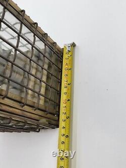 Antique Brass Lantern Junk Light Oil Great Britain Maritime light #2147. VG Cond