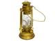 Antique Brass Lantern Lamp with Glass Enclosure Vintage- Inspired D&eacute;cor Lantern