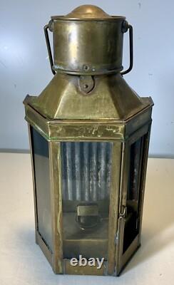 Antique Brass Lantern by Sherwood Made in England