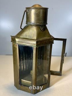 Antique Brass Lantern by Sherwood Made in England