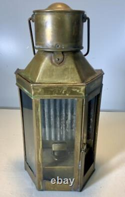 Antique Brass Lantern by Sherwood Made in England