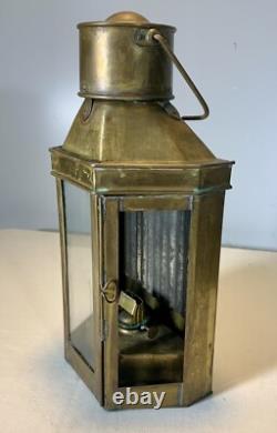 Antique Brass Lantern by Sherwood Made in England