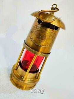 Antique Brass Minor Lamp Vintage Nautical Ship Boat Light Lantern 4 Unit
