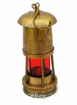 Antique Brass Minor Lamp Vintage Nautical Ship Boat Light Lantern 4 Unit