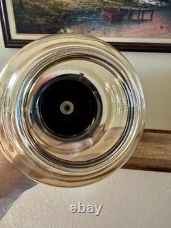 Antique Brass Onion Oil Lanterns Vintage Maritime Ship Lamp Glass Globe Hadrot