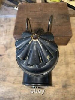 Antique Brass Perko Dark Lantern/Marine Signal Lantern-Mint-Leak Tested & Works