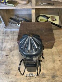 Antique Brass Perko Dark Lantern/Marine Signal Lantern-Mint-Leak Tested & Works