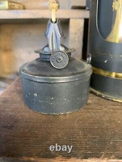 Antique Brass Perko Dark Lantern/Marine Signal Lantern-Mint-Leak Tested & Works