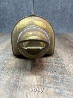 Antique Brass Perko Ship Marine Nautical De-lite Red Green Light Lantern Patina