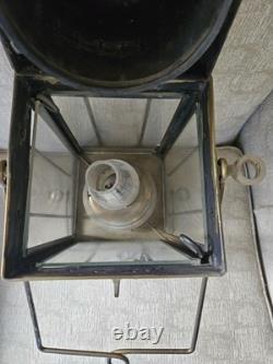 Antique Brass Ship Oil Lantern Nautical Ship Light? 21 Tall