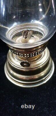 Antique Brass Skaters Kerosene Lantern/Lamp