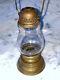 Antique Brass Skaters Lantern. All Orginial. Excellent