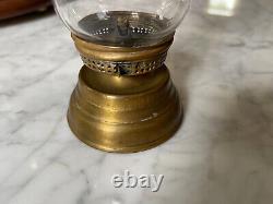 Antique Brass Skaters Lantern. All Orginial. Excellent