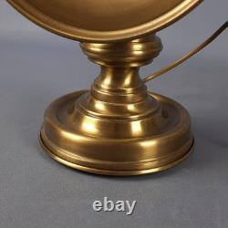 Antique Brass Table Lamp Vintage Car Lantern Electrified 1950