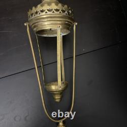 Antique Brass procession lantern lamp religious