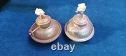 Antique Carriage Lanterns, Lights, Pair of