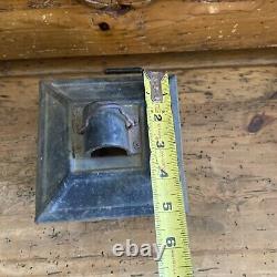 Antique Cast Iron Pagoda Garden Lantern Vintage Rustic Heavy Patina