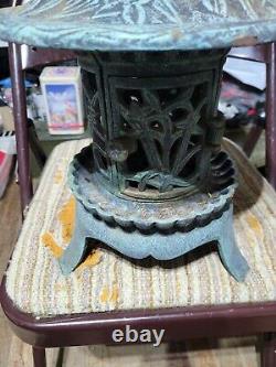 Antique Chinese Cast Iron 3 Legged Pagoda Garden Lantern Late 20th Century