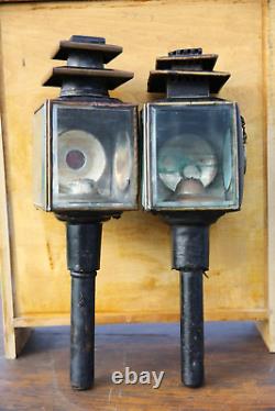 Antique Coach Carriage Lantern Wall sconces gothic porch lights lamps black