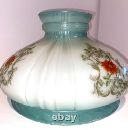 Antique Coleman Lantern #324 Lt. Green Glass Shade Oil/Gas Lamp 1920s