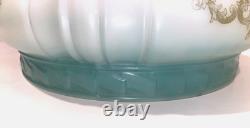 Antique Coleman Lantern #324 Lt. Green Glass Shade Oil/Gas Lamp 1920s